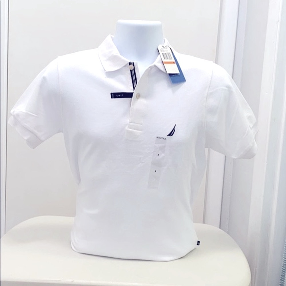 Nautica White Polo Shirt